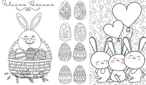 Dibujos De Pascua Para Colorear Imprimir Y Pintar Con Niños