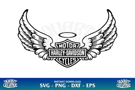 Harley Davidson Wings Svg Gravectory