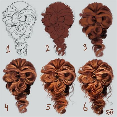 Art Tutorials And References On Instagram “hair Tutorial Follow