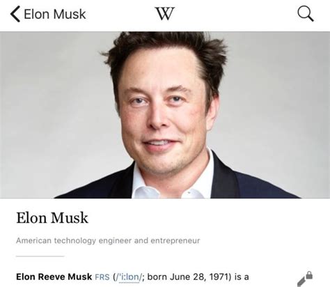 Tesla Ceo Elon Musk Says His Wikipedia Page Is ‘insanely Inaccurate Observer