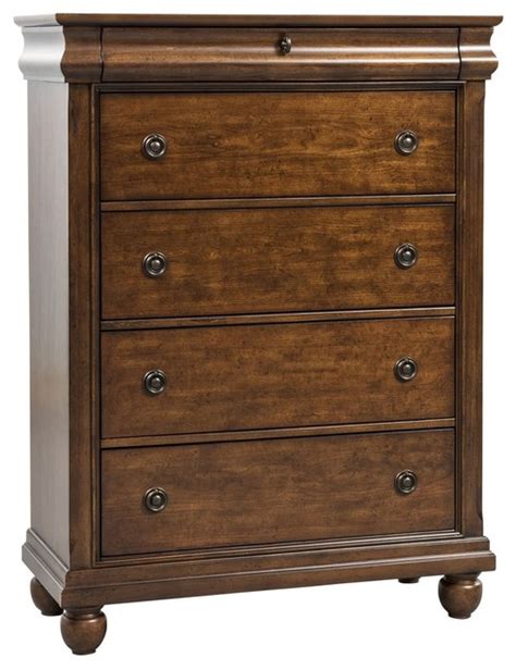 Liberty Furniture Rustic Traditions 5 Drawer Chest Traditional