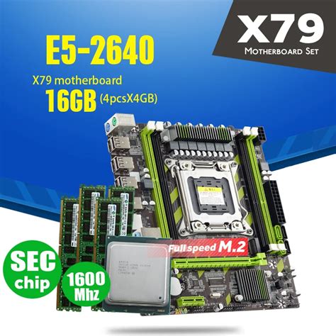 Xeon E5 2640 Cpu E5 2640 X79 G X79 Motherboard Set With Lga2011 Combos