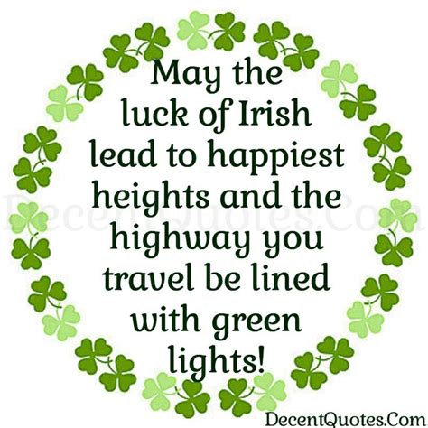Luck Of The Irish Quotes Quotesgram