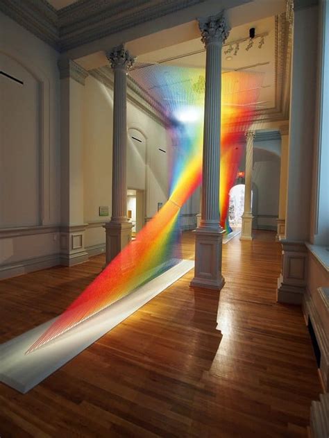 This Incredible Rainbow Sculpture Is Made From An Everyday Material