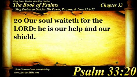 The Book Of Psalms Psalm 33 Bible Book 19 The Holy Bible Kjv