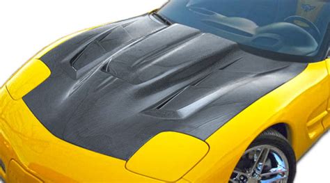1997 2004 Chevrolet Corvette Carbon Fiber Hoods Duraflex Body Kits