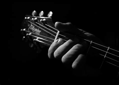 Free Images Music Black And White Acoustic Guitar Darkness