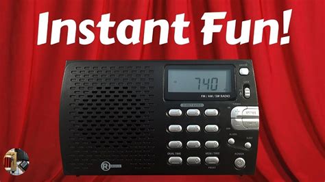 Radio Shack 2000658 Am Fm Shortwave Radio Review Youtube
