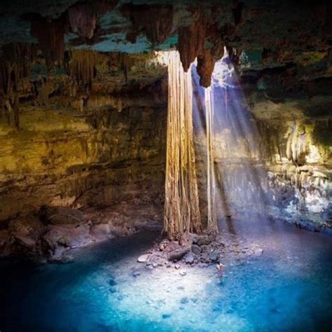 Yucatan Cave Mexico Amazing Travel Destinations Wonders Of The