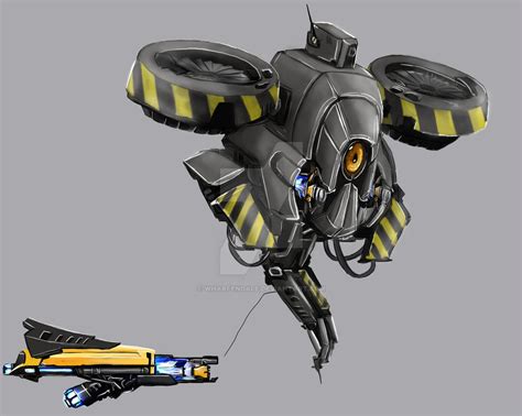 Techdusk Flying Drone Concept By Wharfendale On Deviantart