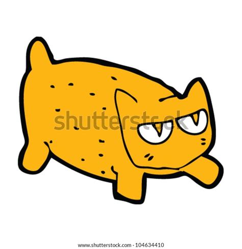 Cartoon Ginger Cat Stock Vector Royalty Free 104634410 Shutterstock