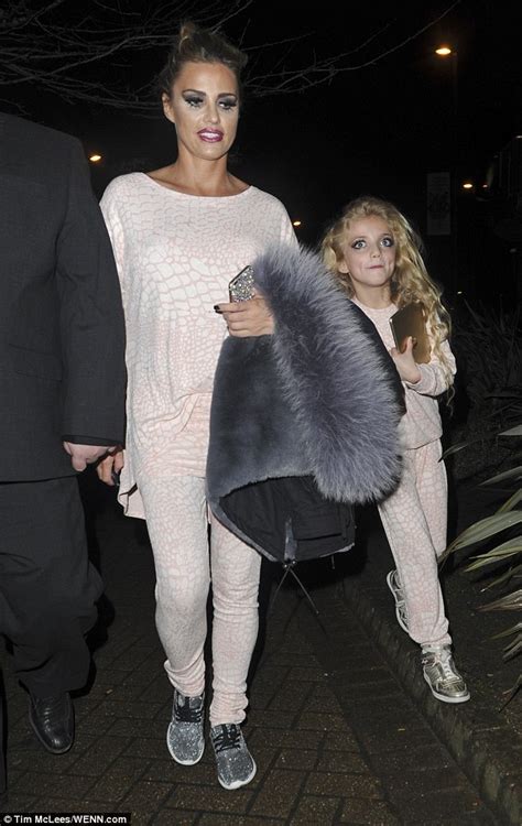 Katie Price With Daughter Princess After Heavy Make Up Photo Backlash