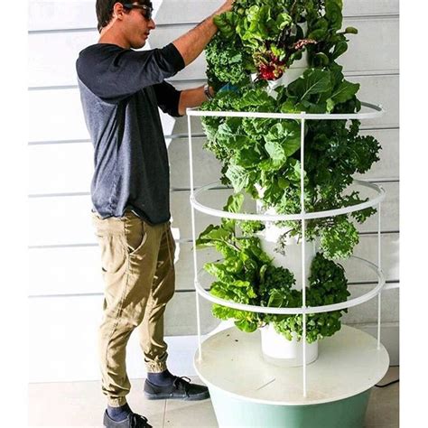 Grow Vegetables Fruits And Herbs Aeroponic Tower Garden Vertical