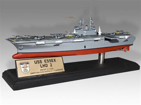 Uss Essex Lhd 2 Wasp Class Amphibious Assault Carrier Model Boats