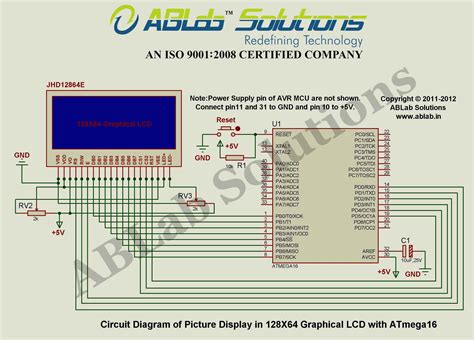 Picture Display In 128x64 Graphical Lcd With Avr Atmega16