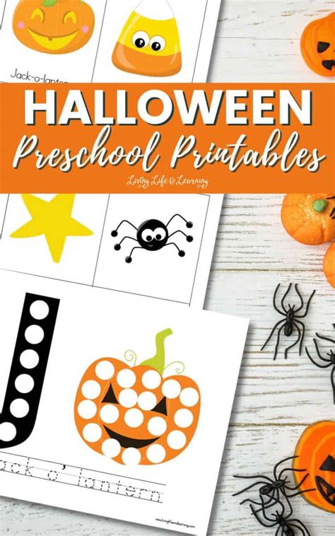 Halloween Preschool Printables Shill Art