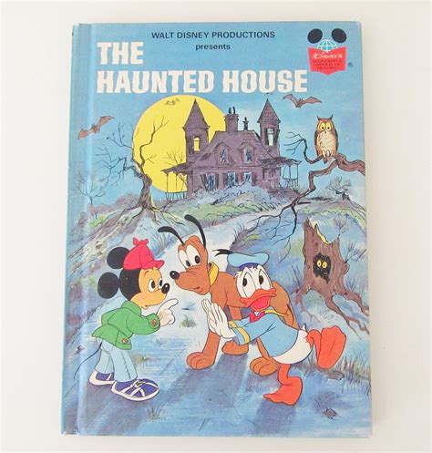WALT DISNEY BOOK The Haunted House Vintage Disney Book Picture Book