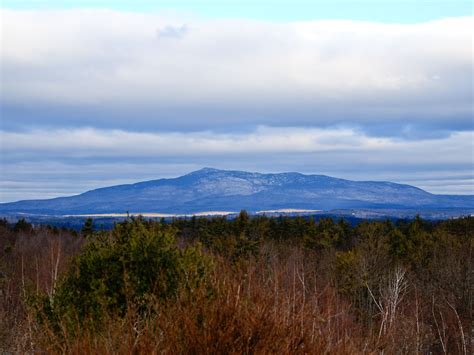 View Of Mt Monadnock From Cathedral Of The Pines In Rindge Nh