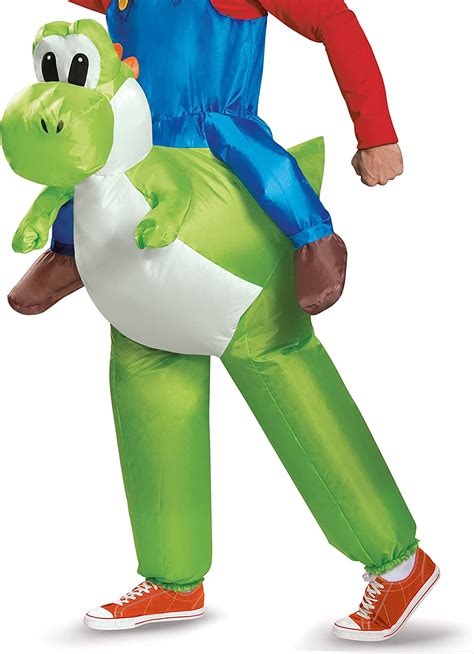 Disguise Mens Mario Riding Yoshi Adult Costume Multi One