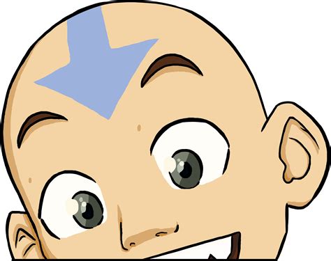 Avatar Aang Sticker - Cartoon Clipart - Large Size Png Image - PikPng png image