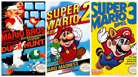 Super Mario Bros 1 2 3 Trilogy Nes Nintendo Original Games Clean