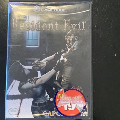 Resident Evil Gamecube 2002 Capcom Blockbuster Video Edition No