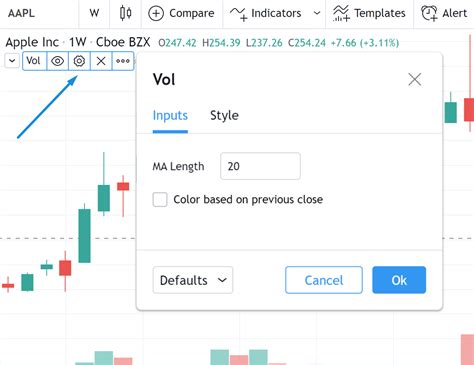 How To Adjust The Indicator Settings — Tradingview