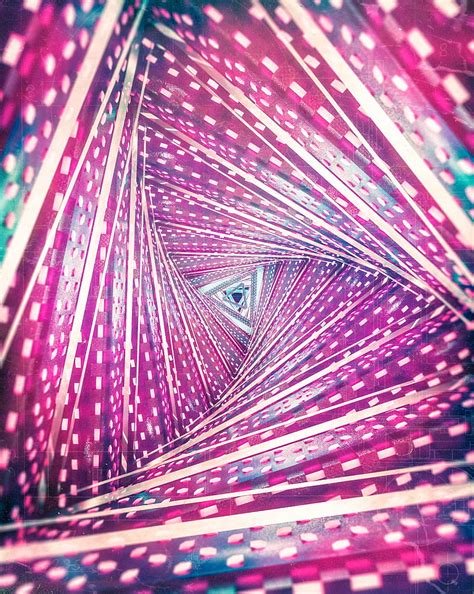 2k Free Download Tunnel Glow Bright Perspective 3d Hd Phone