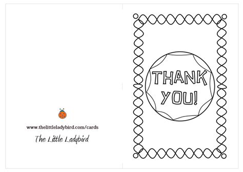 On christmas, you can also add one of the elements of pure creativity from your thoughts, namely, christmas coloring thank you cards. Free Coloring Pages: Thank You Card Coloring Template For ...