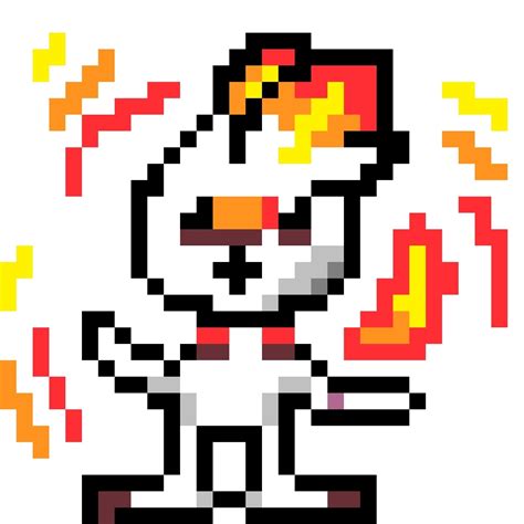 Simple Scorbunny Pixel Art Pokémon Amino