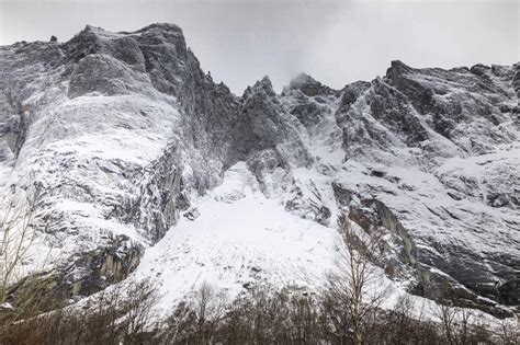 Trollveggen Troll Wall Europes Highest Vertical Rock Face