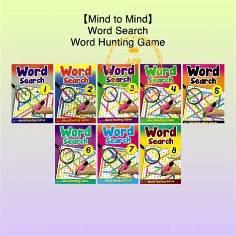 【jjw】mind To Mind Word Search Word Hunting Game Lazada