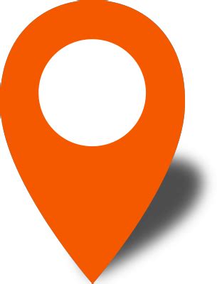 Simple Location Map Pin Icon Orange Free Vector Data Svg Vector Public Domain Icon Park