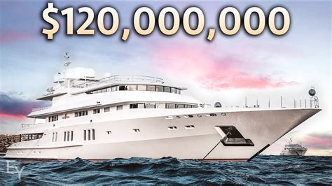 Touring A 120000000 Mega Yacht With A Rooftop Pool Youtube