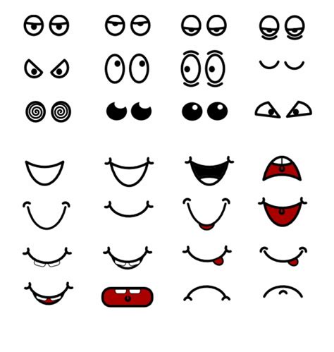 Cartoon Eyes Clipart Thank You Clipart Hatenylo Doodle Clip Art Library