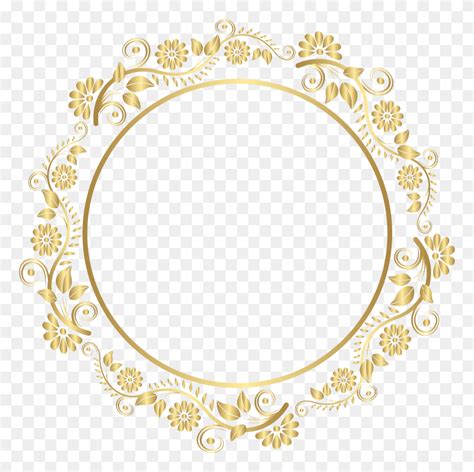 Round Border Frame Clip Art Png Image Round Border Clipart Flyclipart