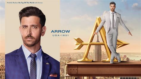 Arrow The American Menswear Brand Signs Hrithik Roshan As Brand