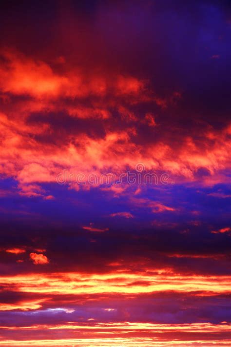 Storm Clouds At Sunset Stock Image Image Of Fear