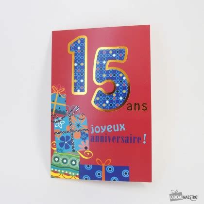 Joyeux Anniversaire 15 Ans
