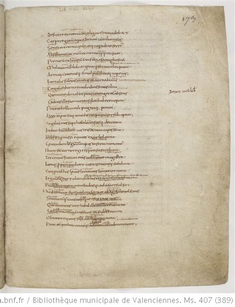 manuscrits de la bibliothèque de valenciennes virgile Œuvres complètes gallica