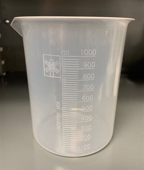 1000 Ml Beaker Plastic Polypropylene Klm Bio Scientific