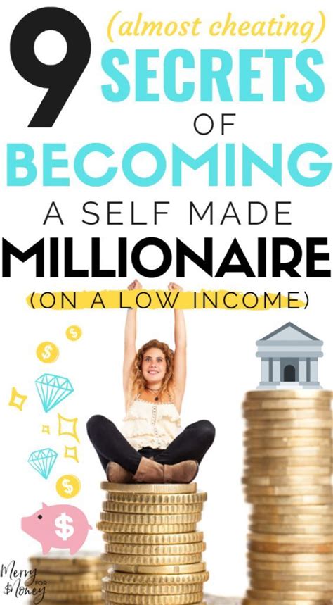 9 Secrets Of Becoming A Self Made Millionaire On A Low Income Self