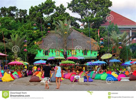 Colorful Beach Bar Editorial Stock Photo Image Of Rainbow 65856983