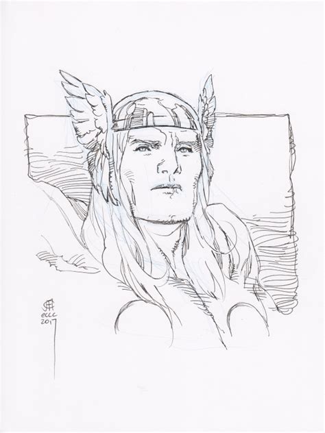 Thor Jim Cheung In Philip Rutledges Commissions And Sketches Comic