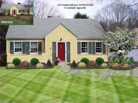 Beautiful Cape Cod Landscaping Ideas Front Yard Landscape Ideas For