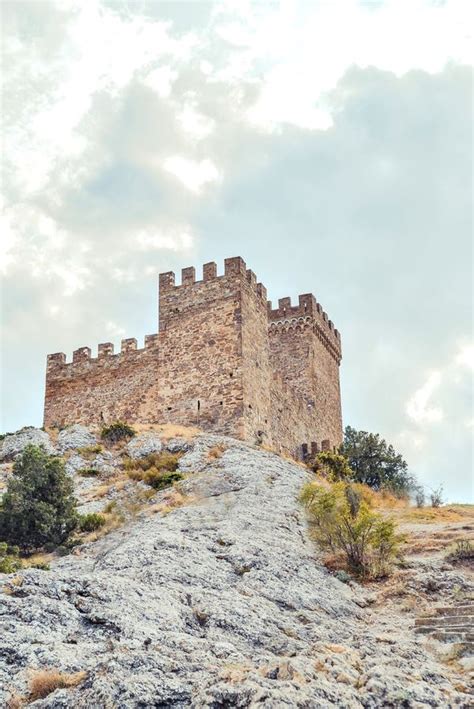 Genoese Fortress In Sudak The Crimea Peninsula Black Sea Consular