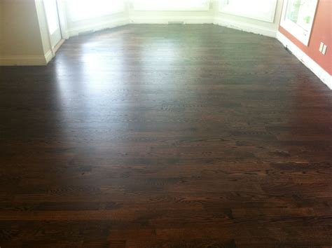 Dark Walnut Stained Red Oak Red Oak Hardwood Hardwood Floor Colors