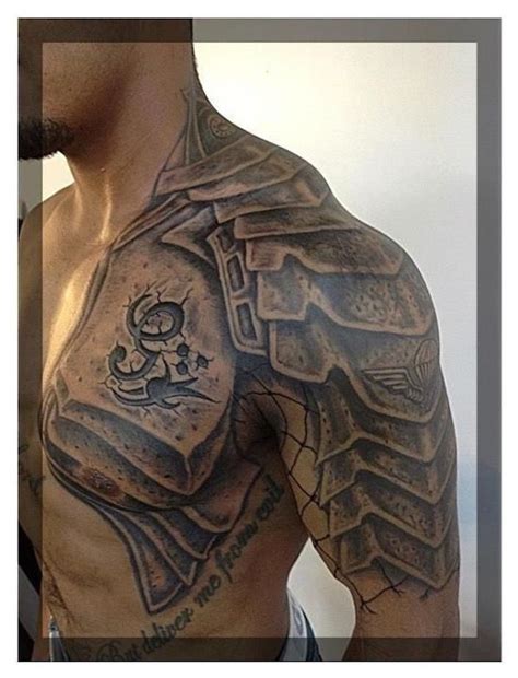 Top 144 Chest Tattoos For Men Half Sleeve Tattoos For Guys Armour