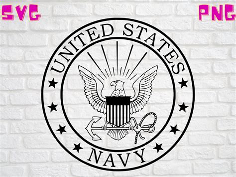 Us Navy Eagle Logo Standard Navy Seal Svg Digital File Etsy