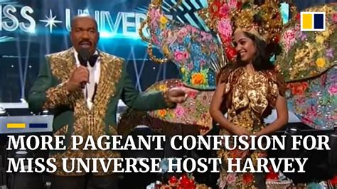 Miss Universe 2019 Host Steve Harvey Mixes Up Malaysia And The Philippines Youtube